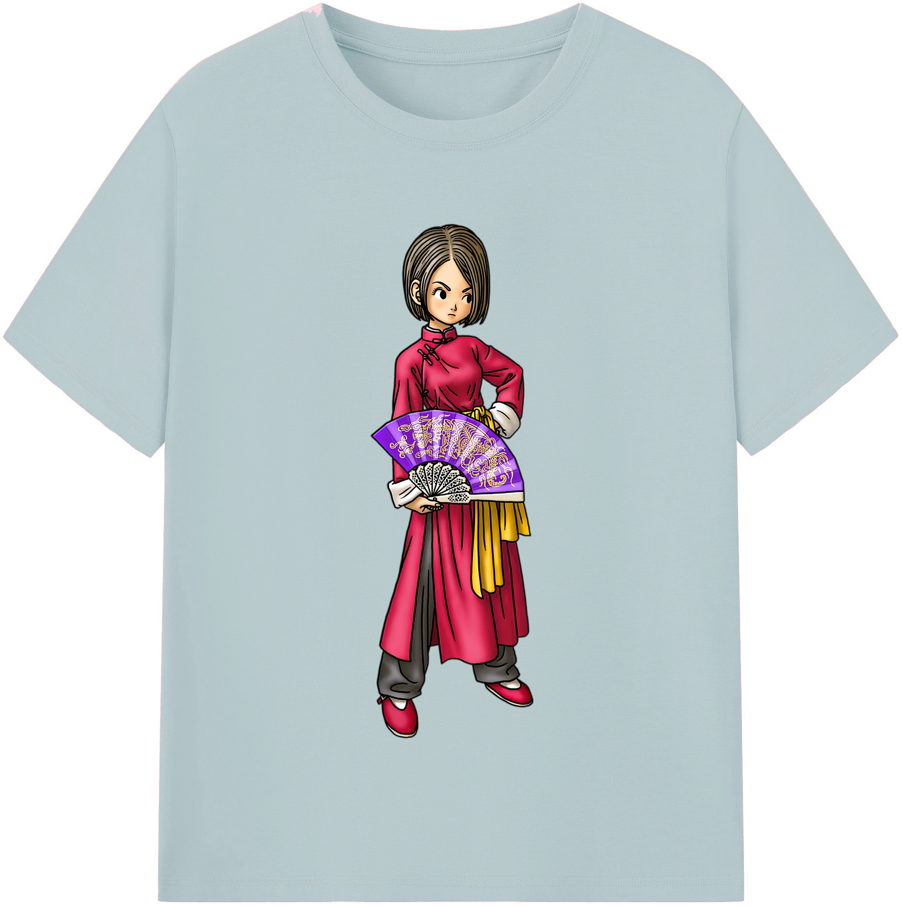 （画像用） ドラゴンクエスト Doragon Kuesuto Dragon Quest 綿100％半袖Tシャツ（フロントプリント）